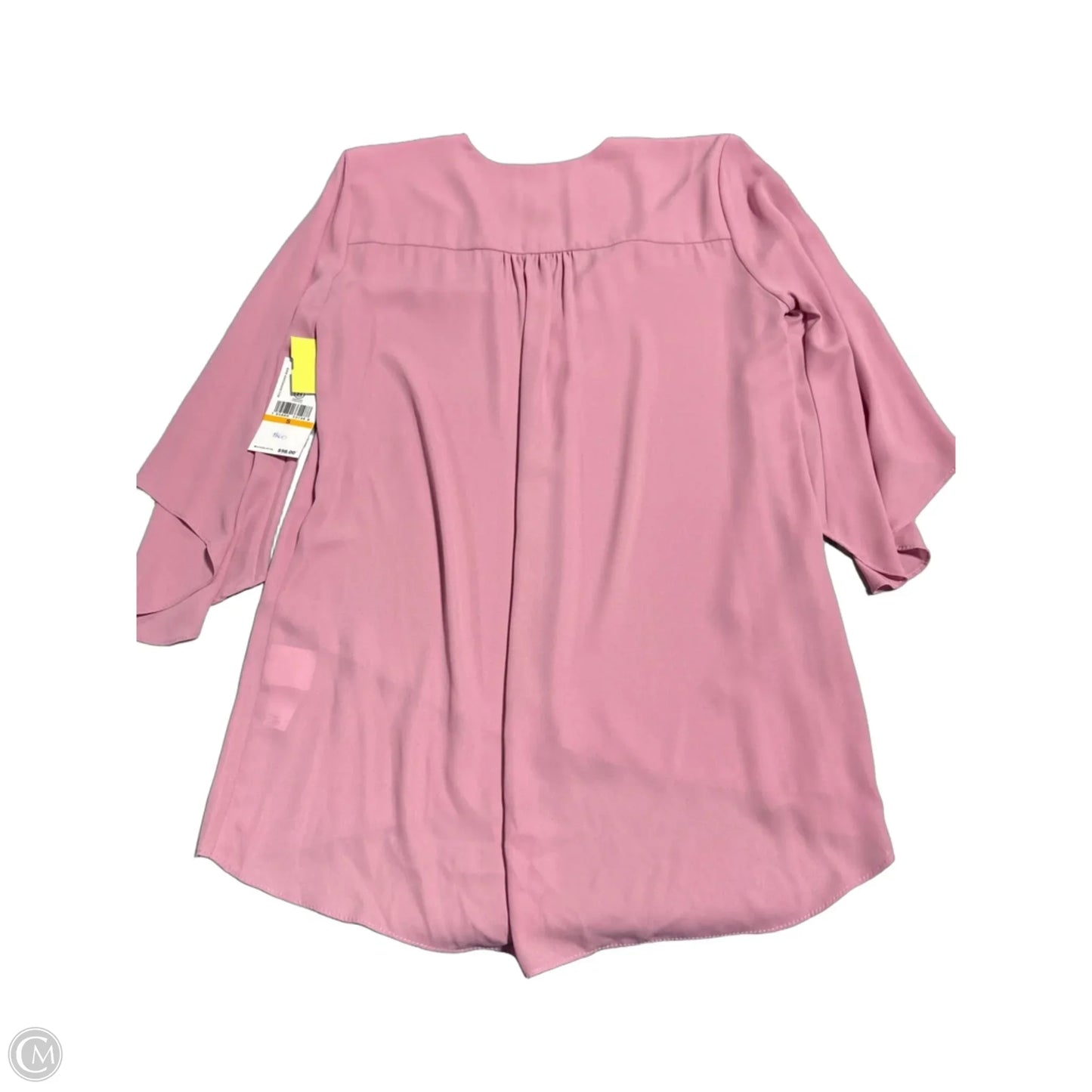 Top 3/4 Sleeve By Karen Kane In Pink, Size: S