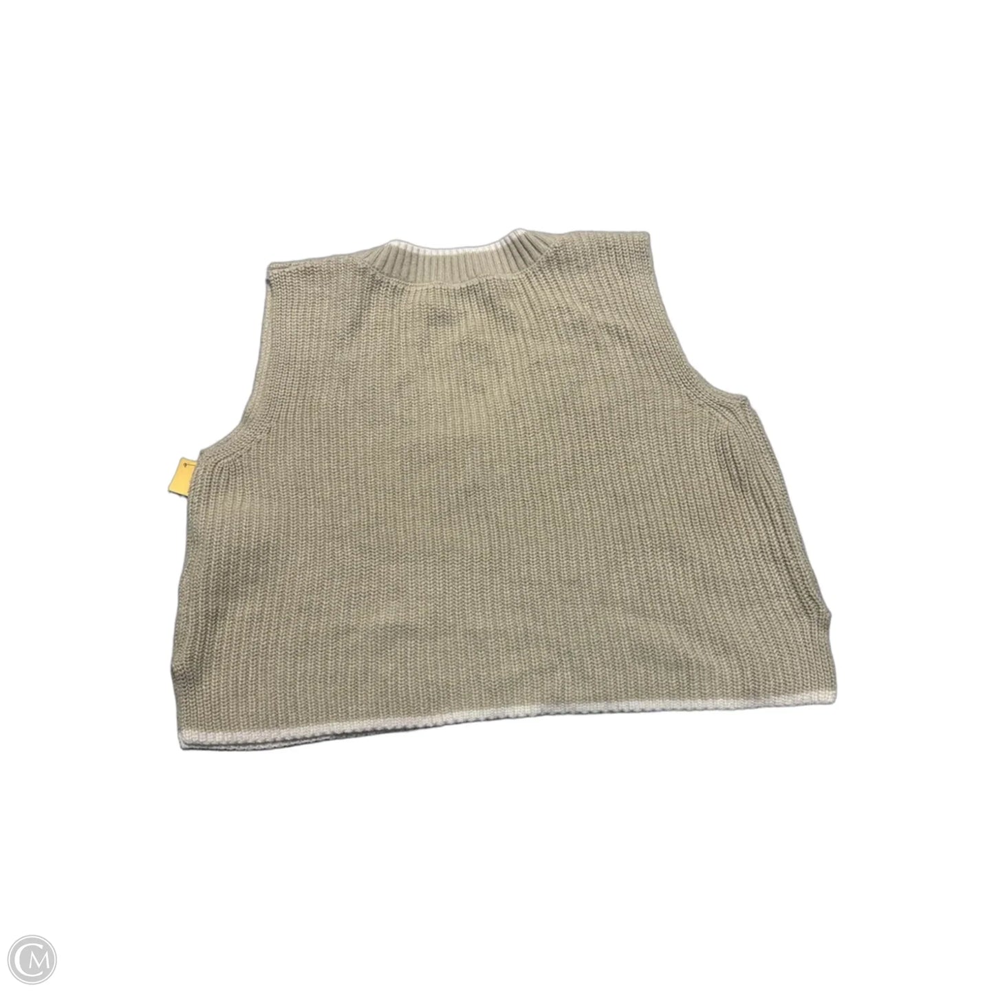 Vest Sweater By Divided In Tan, Size: Xl