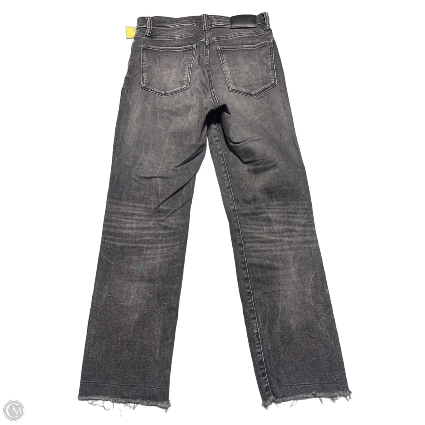 Jeans Straight By Lucky Brand In Black Denim, Size: 8
