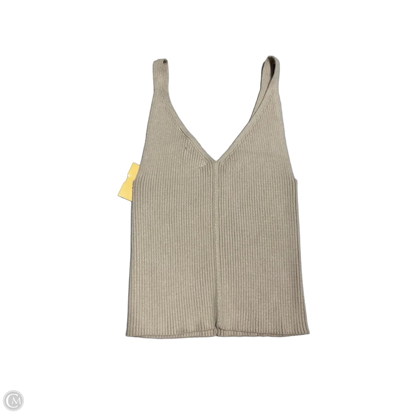 Tank Top By Originality In Beige, Size: S