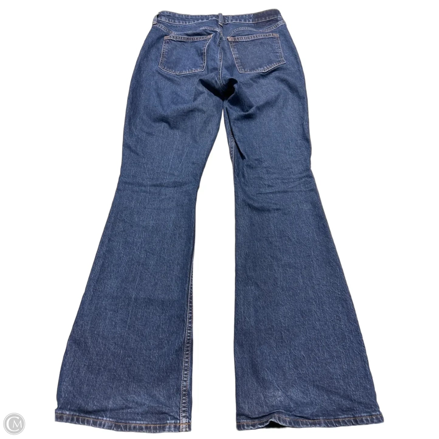 Jeans Boot Cut By Abercrombie And Fitch In Blue Denim, Size: 4