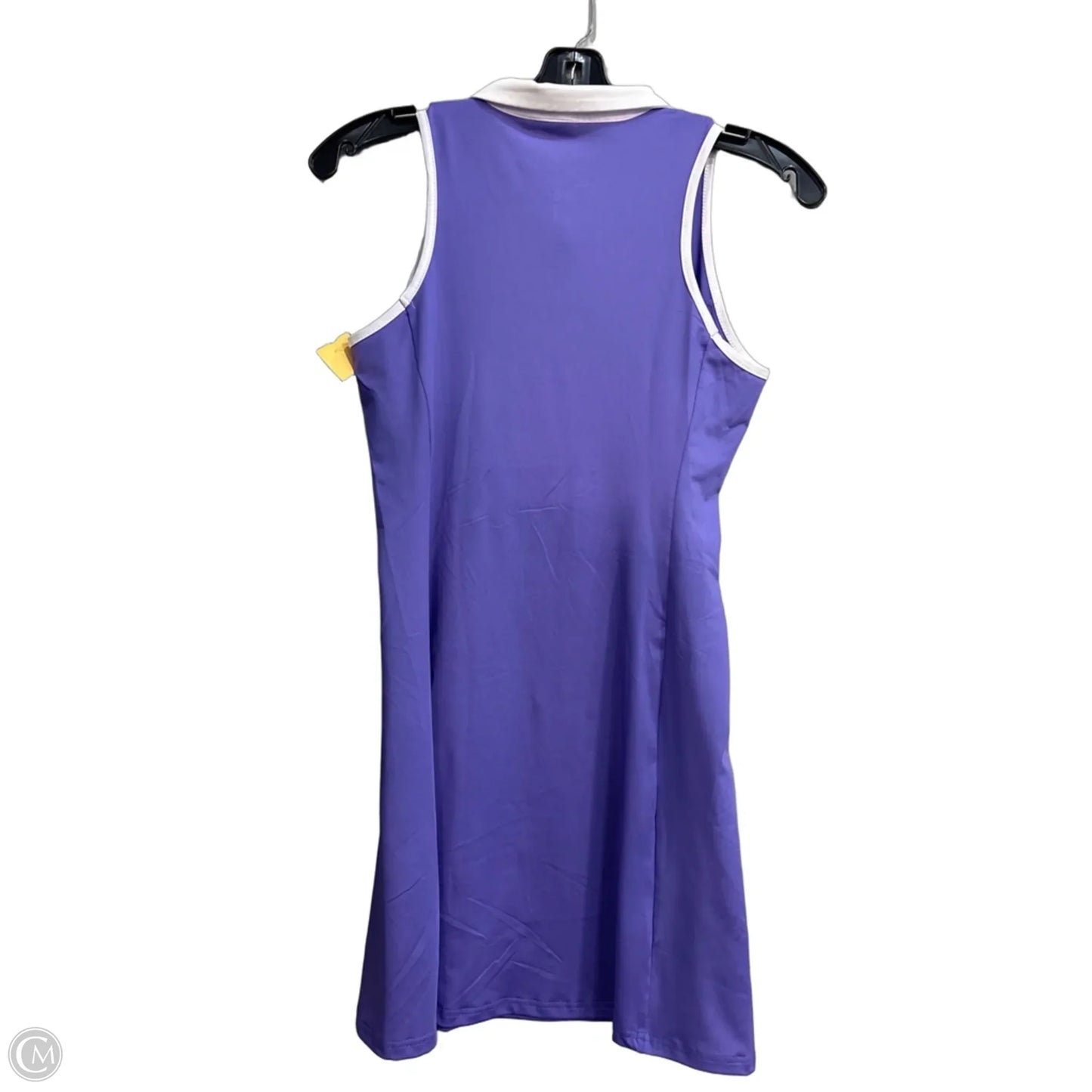 Athletic Dress By Cmc In Purple & White, Size: M