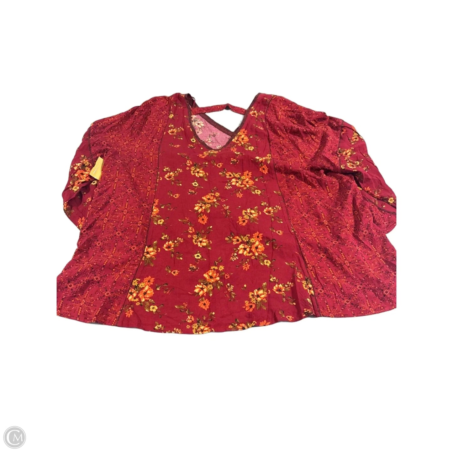 Top Long Sleeve By Maurices In Red, Size: 3x