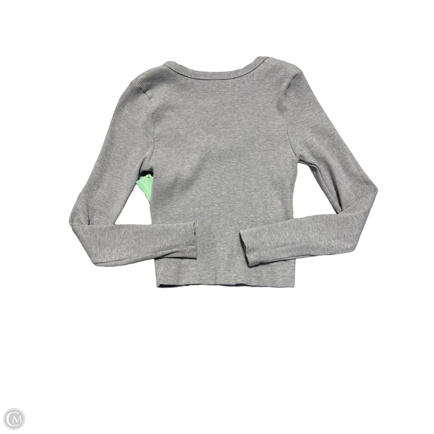 Top Long Sleeve By Cmc In Grey, Size: Xl