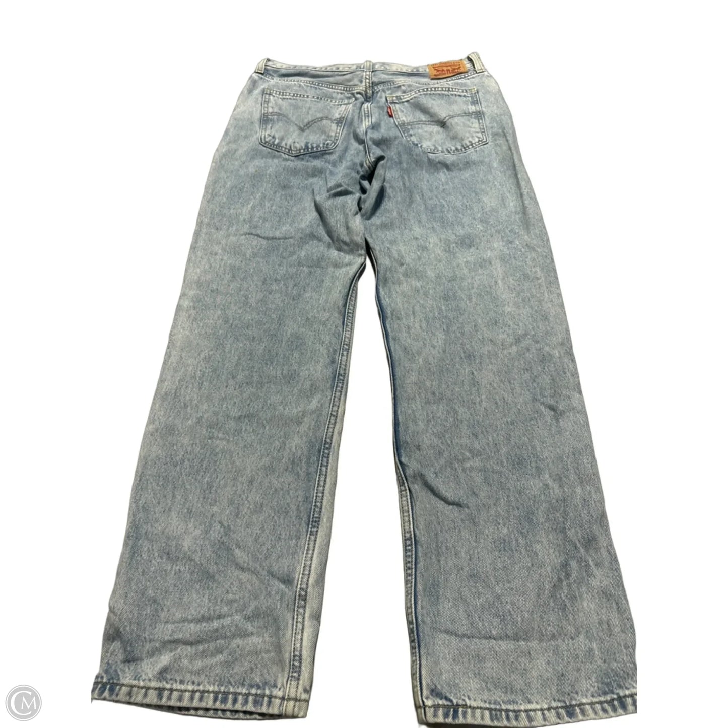 Jeans Straight By Levis In Blue Denim, Size: 8