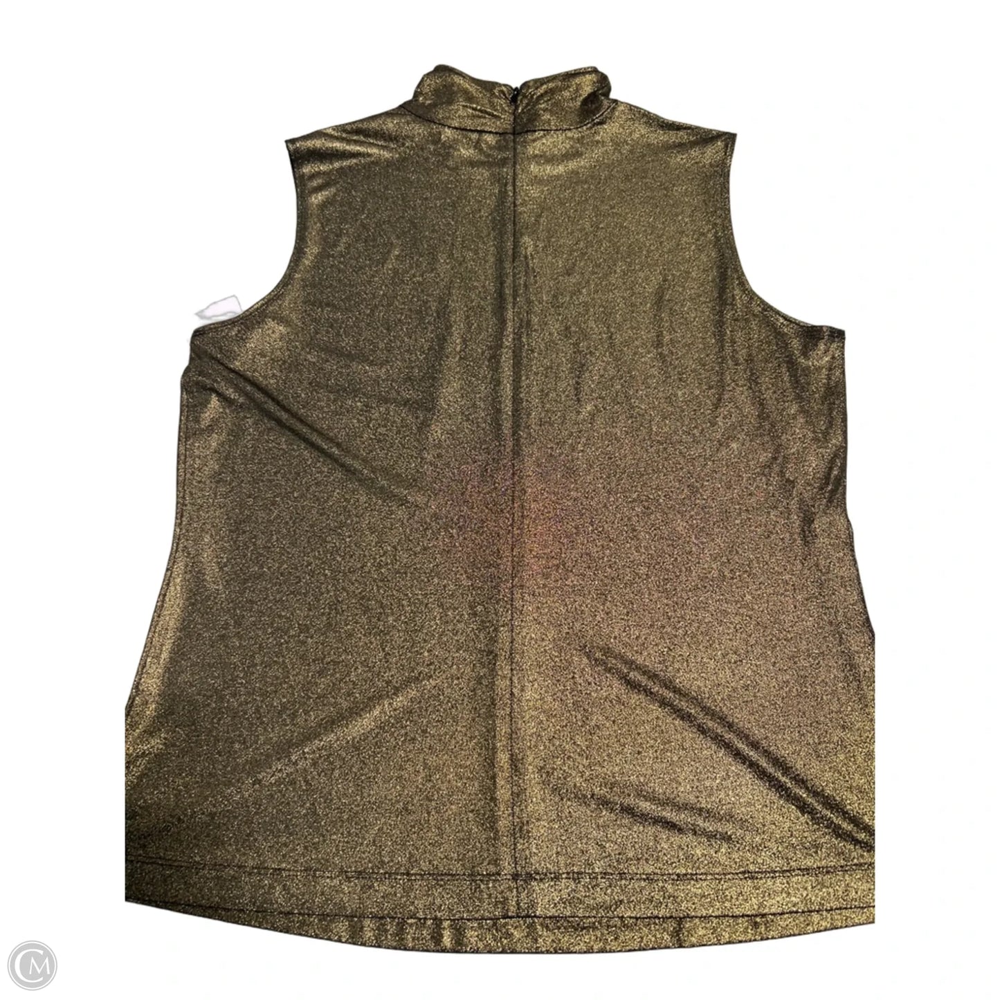 Tank Top By Laura Ashley In Gold, Size: M