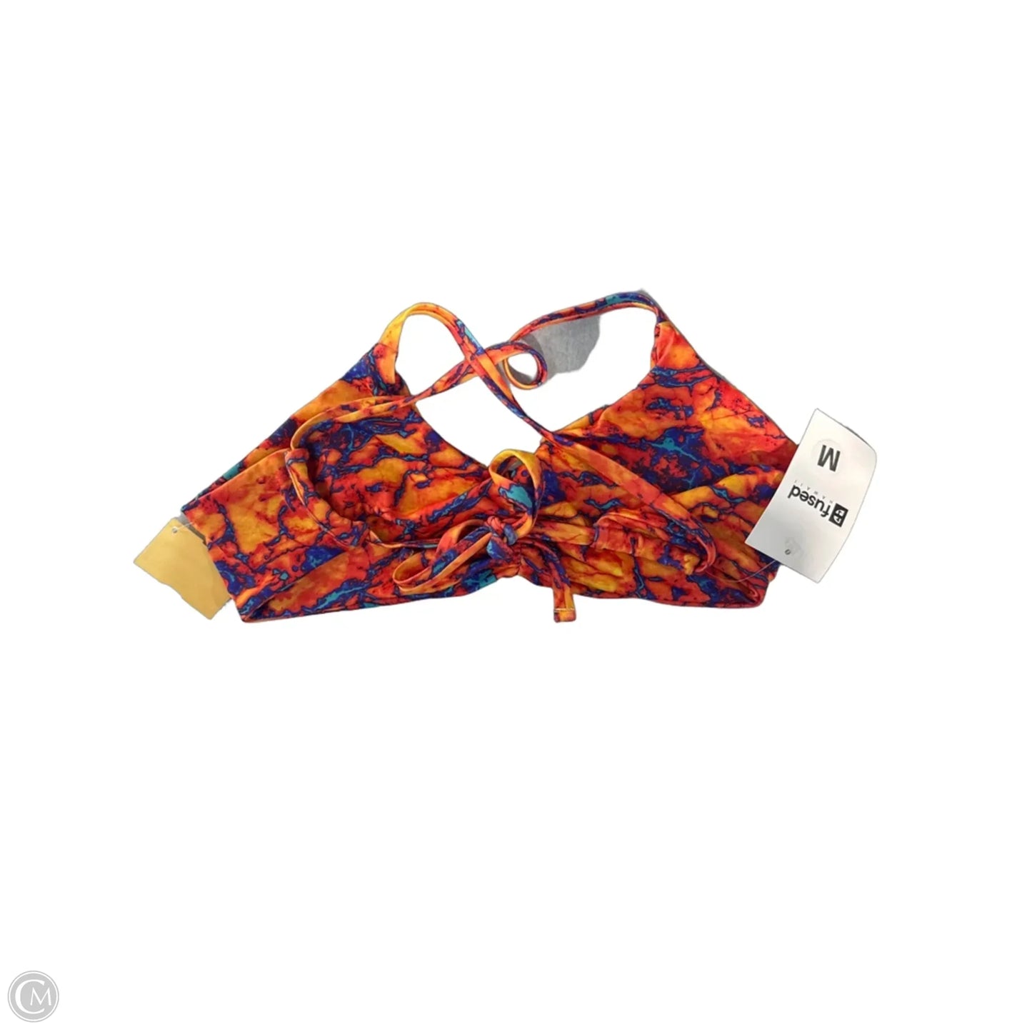 Swimsuit Top By Cmc In Orange, Size: M