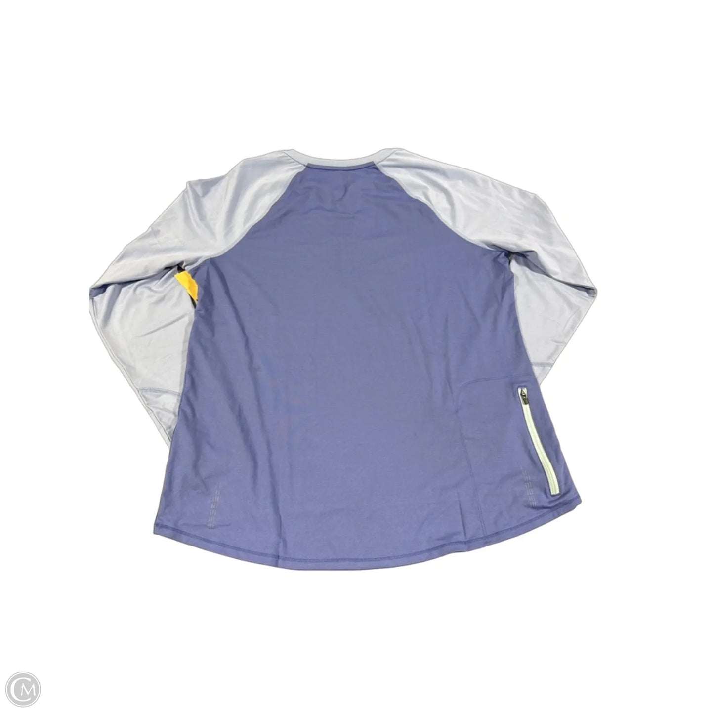Athletic Jacket By L.l. Bean In Blue & Purple, Size: L