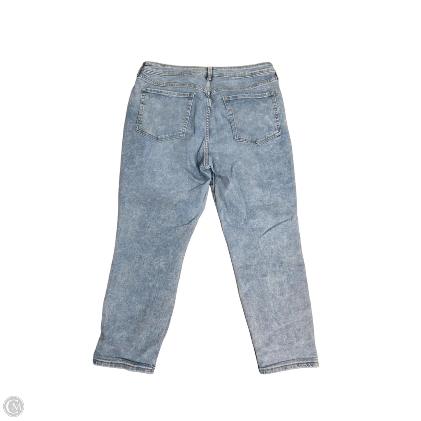 Jeans Straight By Old Navy In Blue Denim, Size: 16
