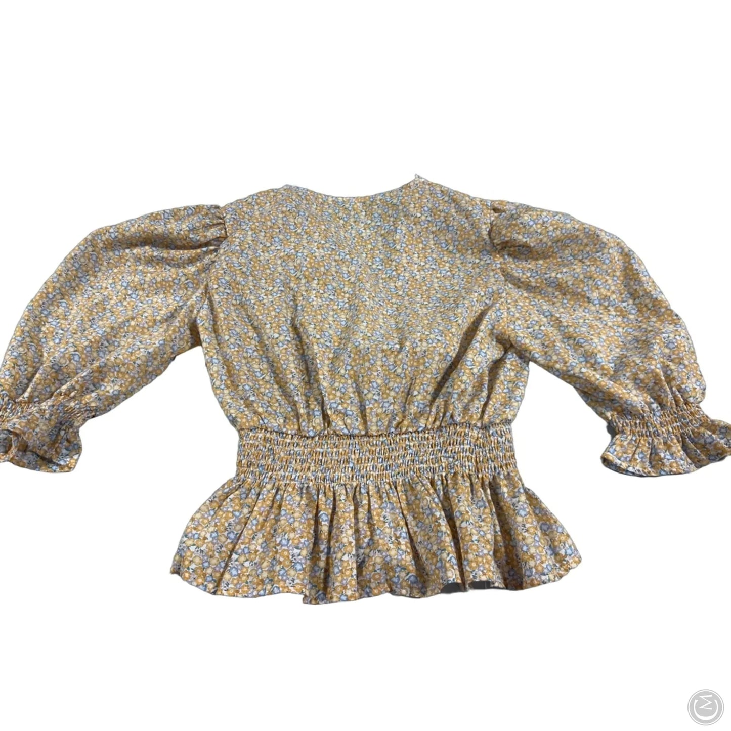Top 3/4 Sleeve By Hyfve In Floral Print, Size: M