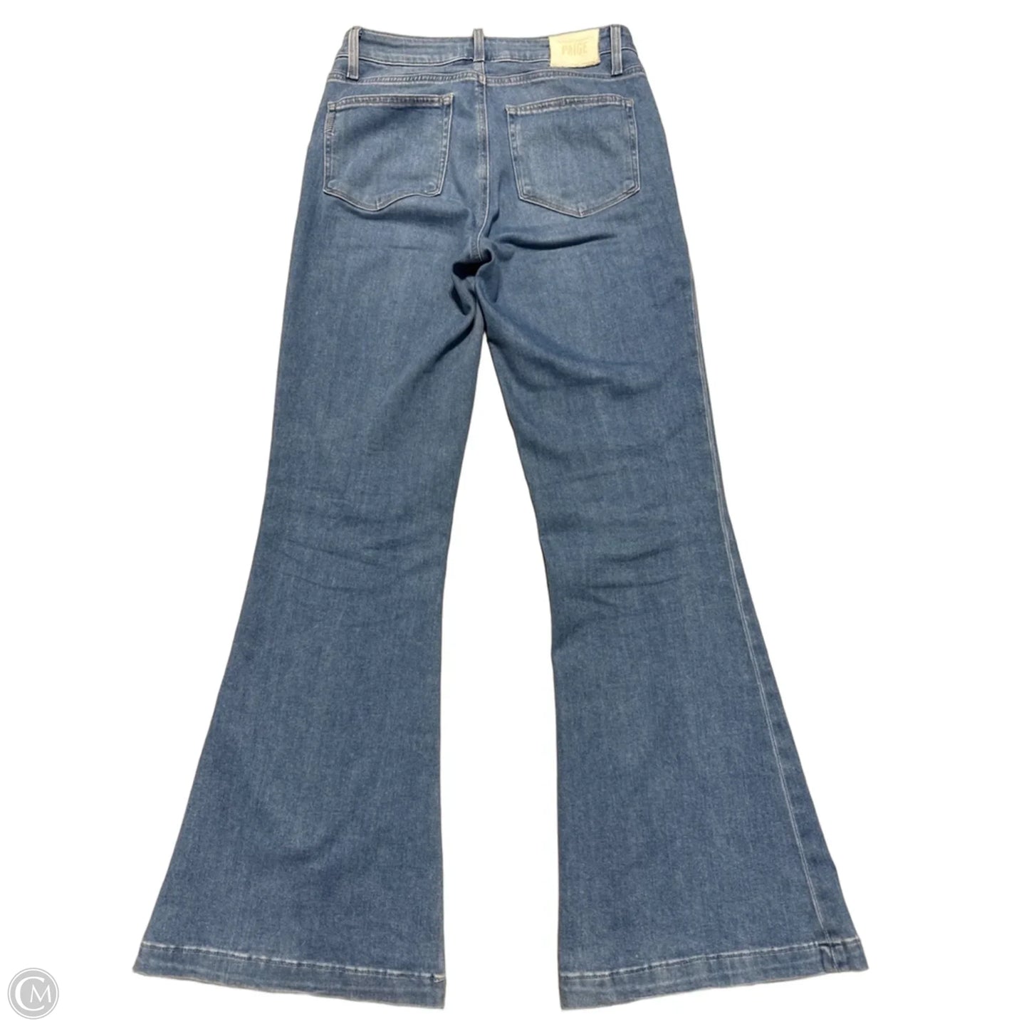 Jeans Boot Cut By Paige In Blue Denim, Size: 4