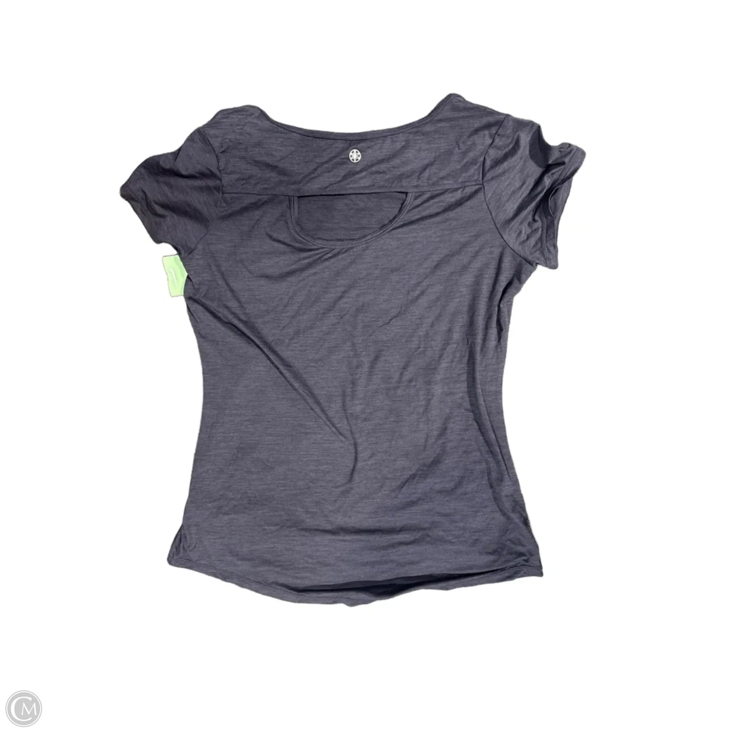 Athletic Top Short Sleeve By Gaiam In Navy, Size: Xl