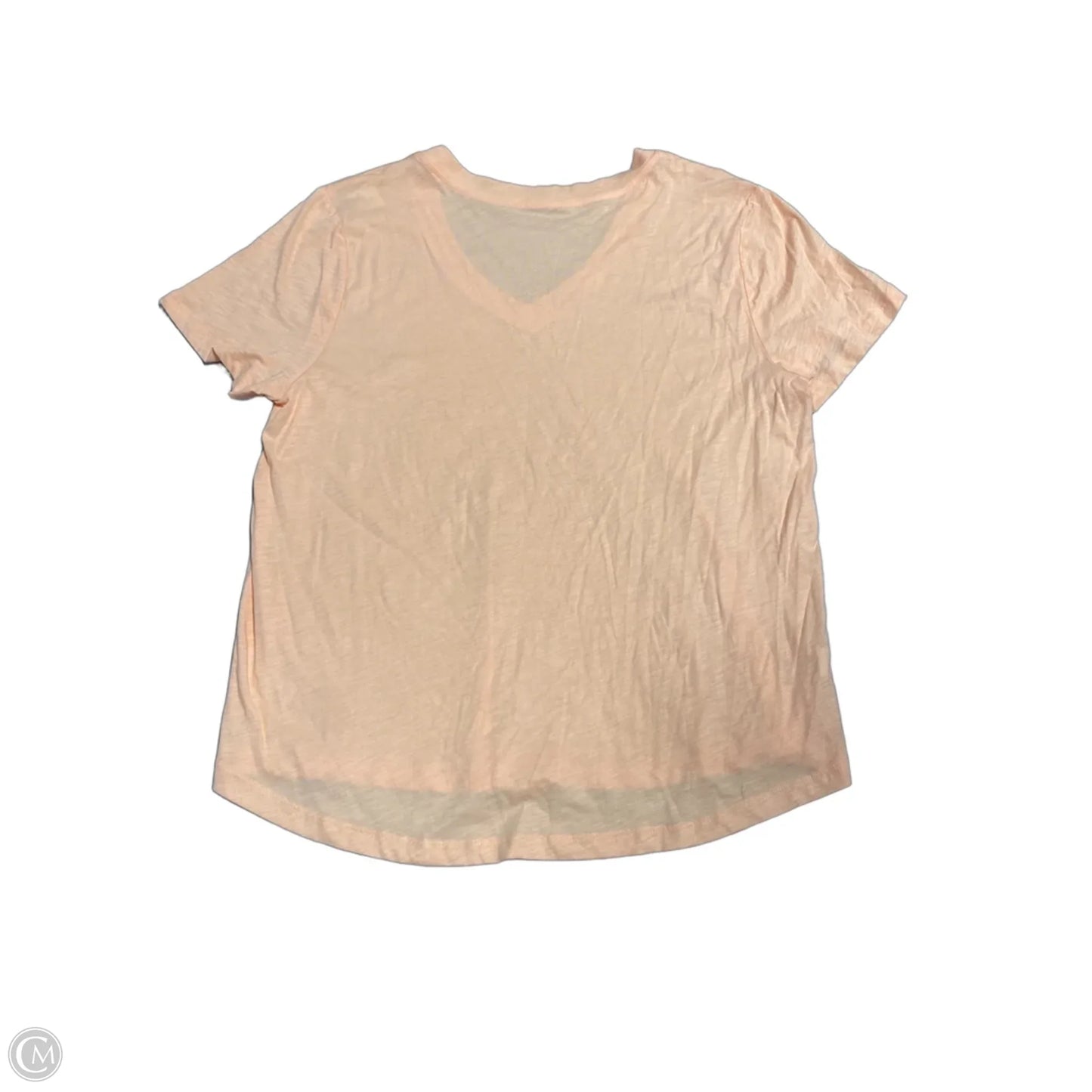 Top Short Sleeve By Loft In Orange, Size: Xl
