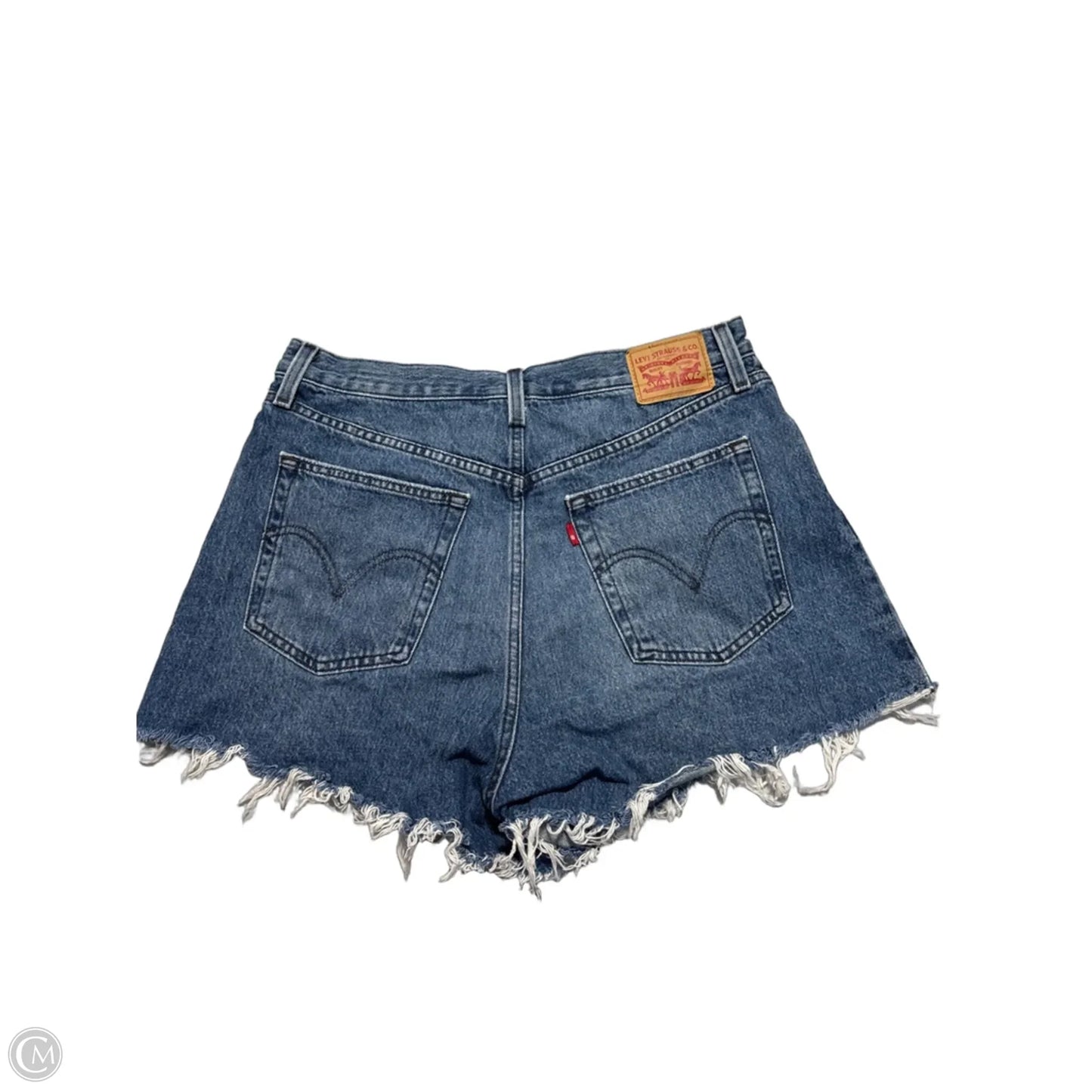 Shorts By Levis In Blue Denim, Size: 14