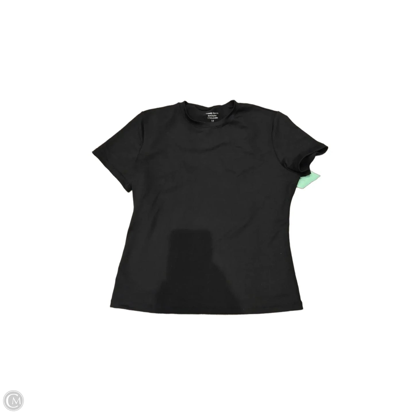 Top Short Sleeve Basic By Trendy Queen In Black, Size: M