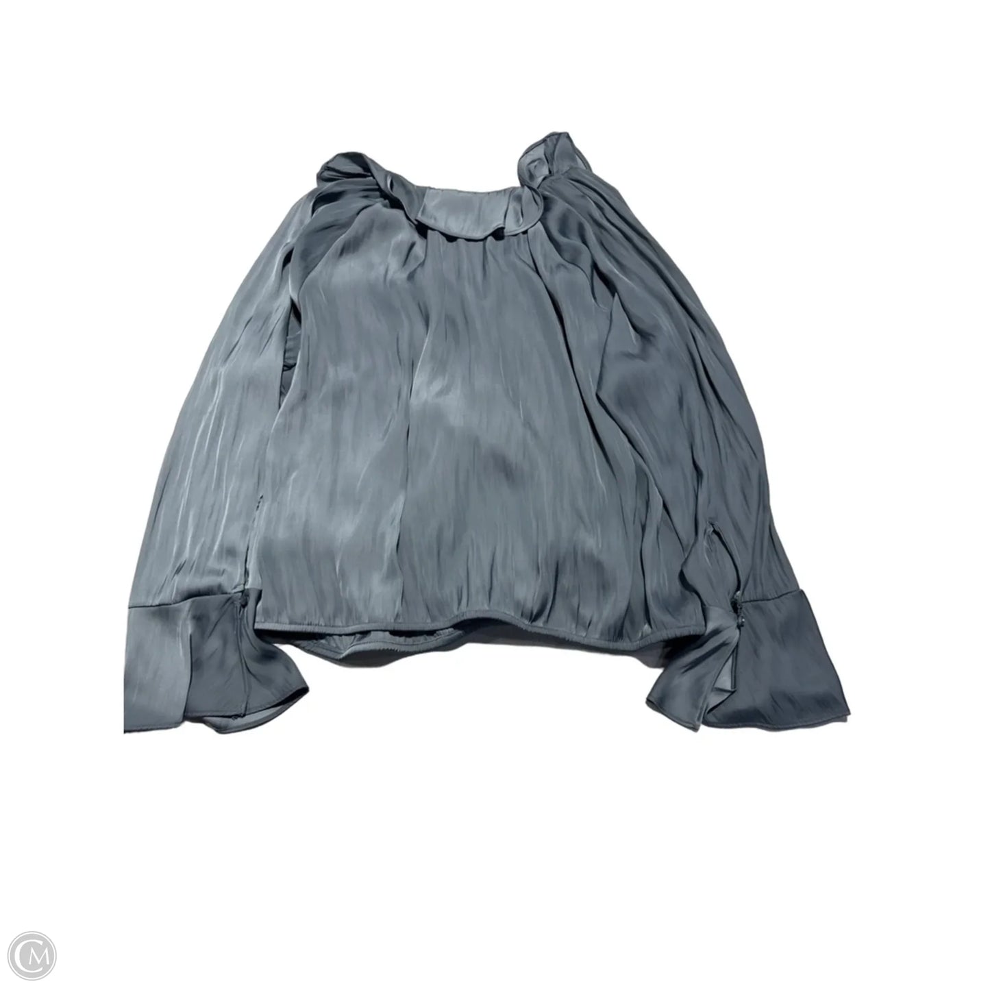 Blouse Long Sleeve By A New Day In Blue, Size: Xxl
