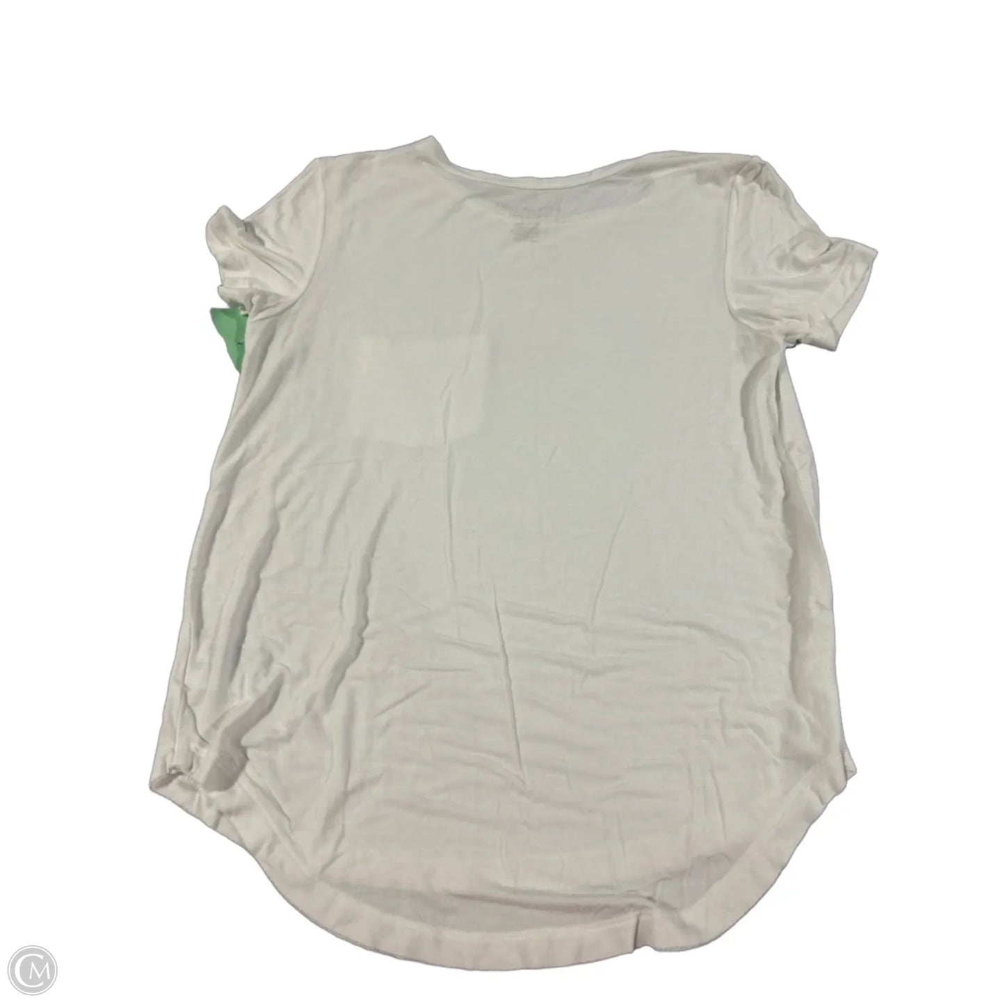 Top Short Sleeve By American Eagle In White, Size: Xs