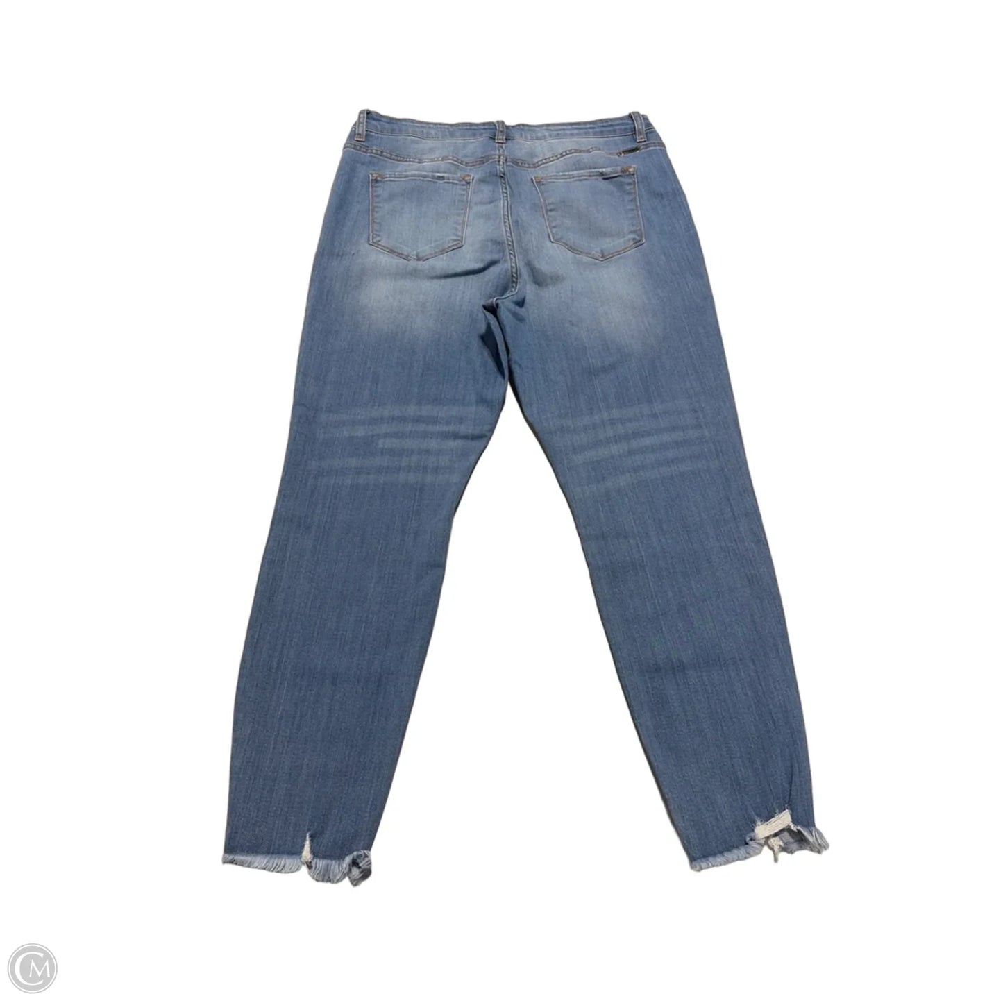 Jeans Skinny By Kancan In Blue Denim, Size: Xl