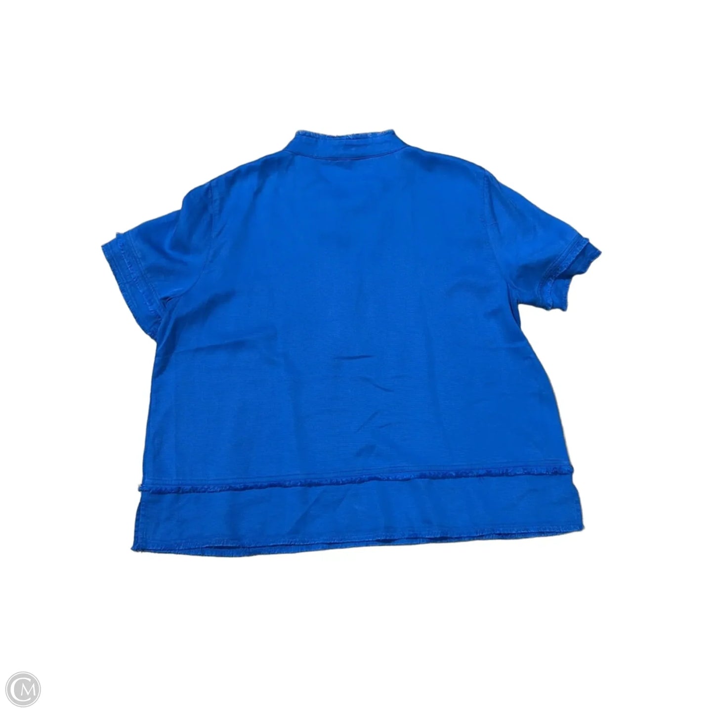 Top Short Sleeve By Multiples In Blue, Size: Xl