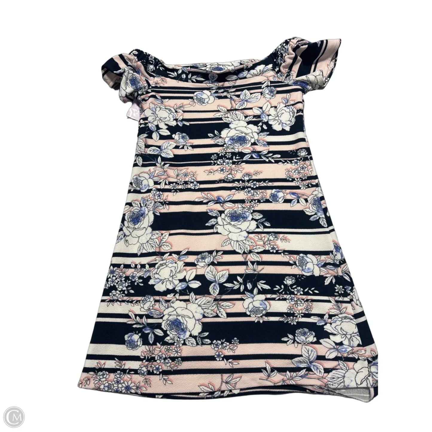 Dress Casual Midi By Jessica Simpson In Blue & Pink, Size: Xs