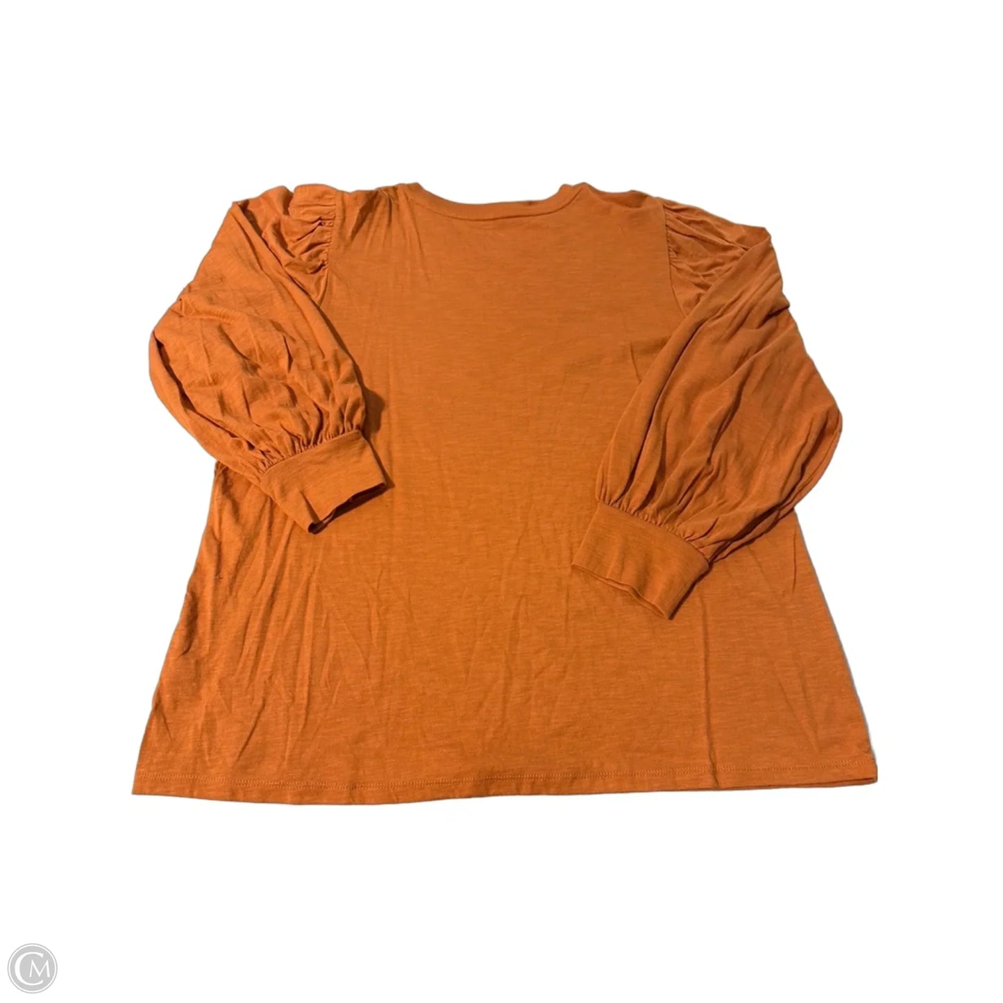 Top Long Sleeve By Maurices In Orange, Size: Xl