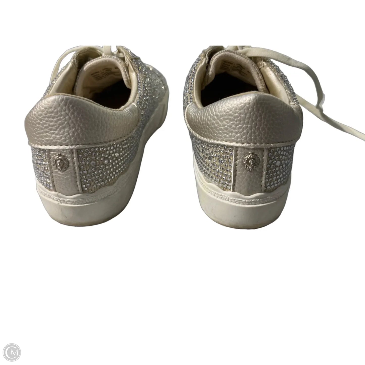 Shoes Sneakers By Anne Klein In Gold, Size: 8