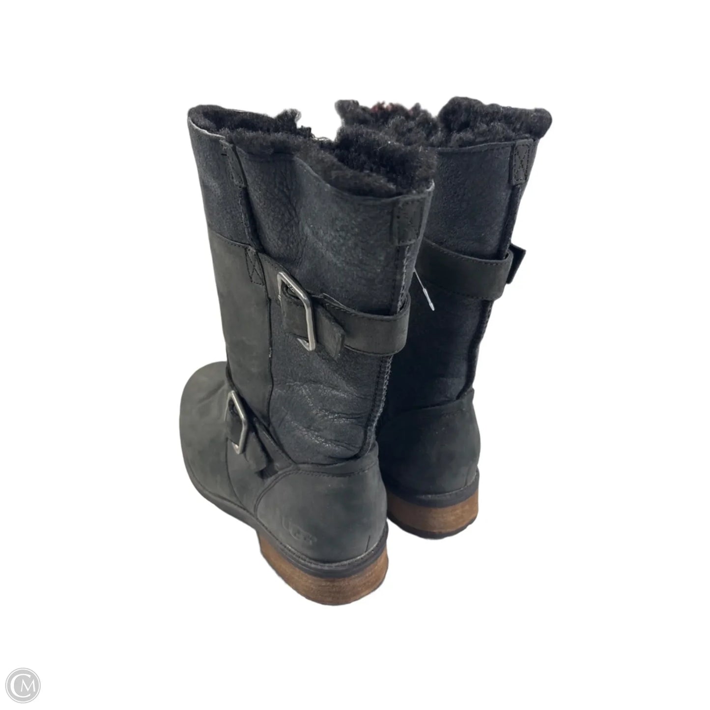 Boots Designer By Ugg In Black, Size: 8.5