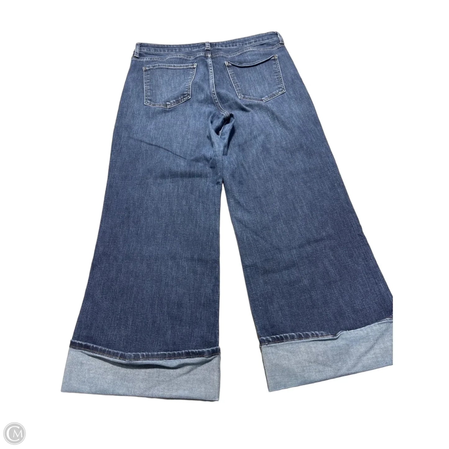 Jeans Wide Leg By Kut In Blue, Size: 14