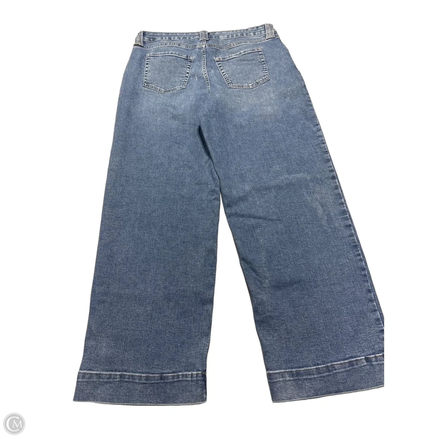 Jeans Wide Leg By M Jeans In Blue, Size: 14