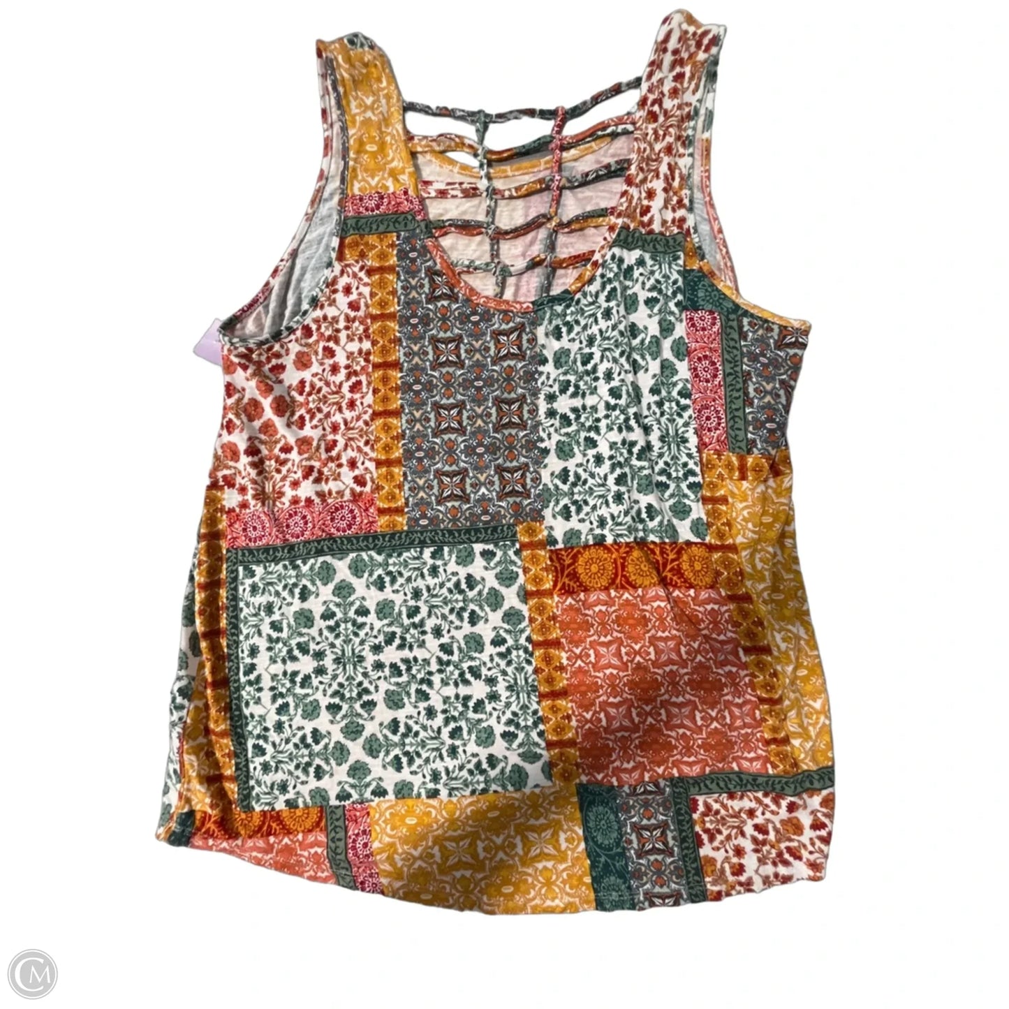 Tank Top By Maurices In Floral Print, Size: 1x