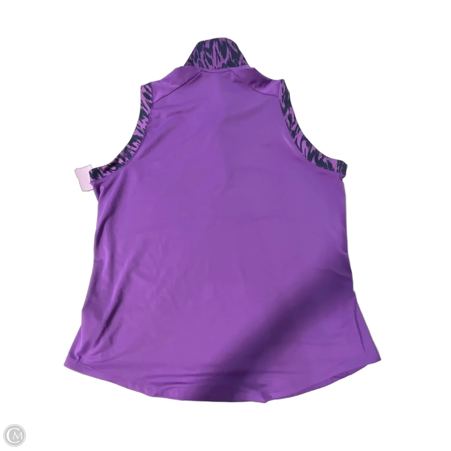 Athletic Tank Top By Adidas In Purple, Size: Xl