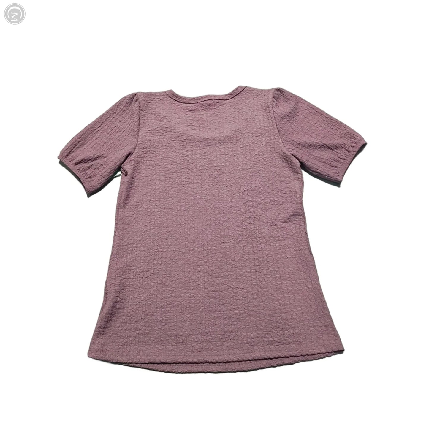 Top Short Sleeve By Maurices In Purple, Size: S