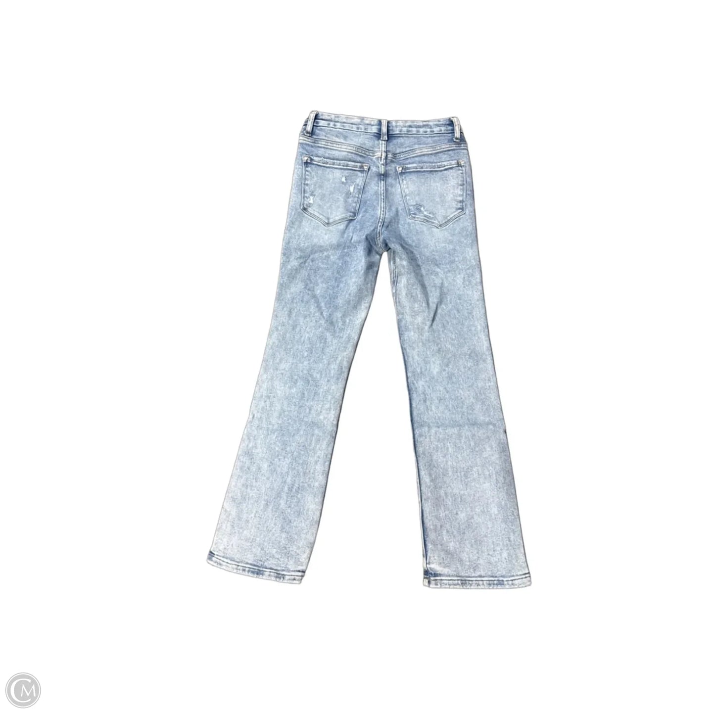 Jeans Straight By Vervet In Blue, Size: 4