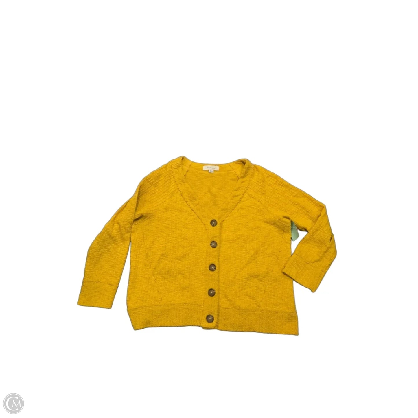 Cardigan By Vince Camuto In Yellow, Size: L