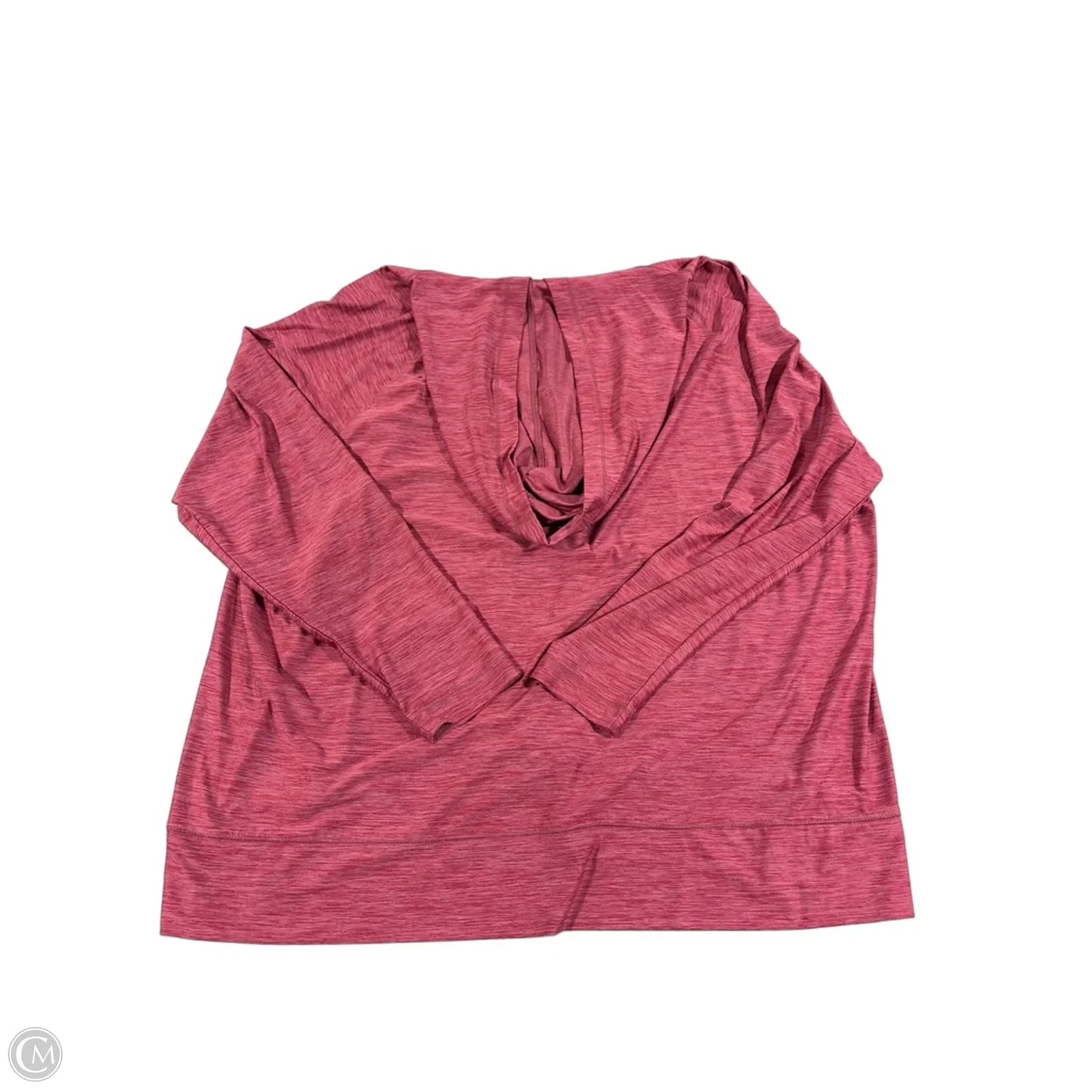 Athletic Top Long Sleeve Collar By Eddie Bauer In Red, Size: 2x