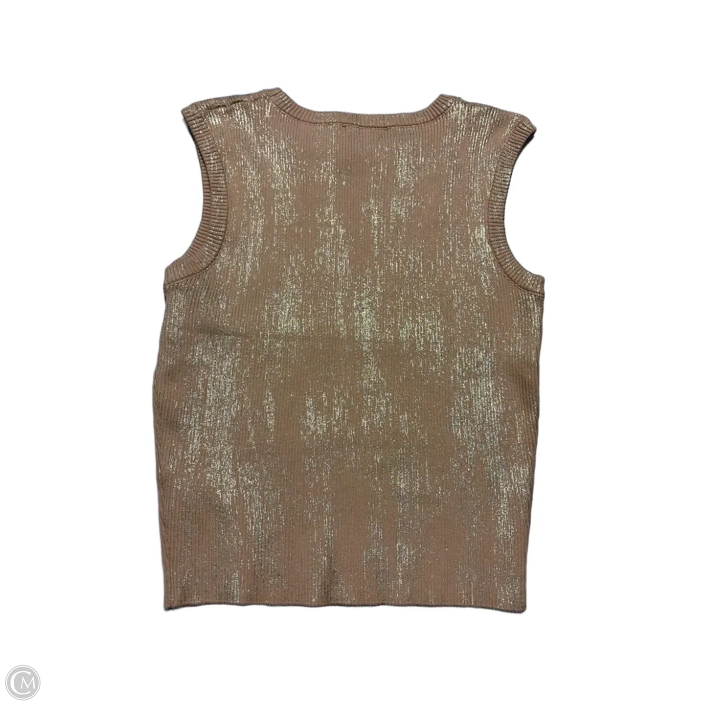 Tank Top By She + Sky In Beige, Size: L