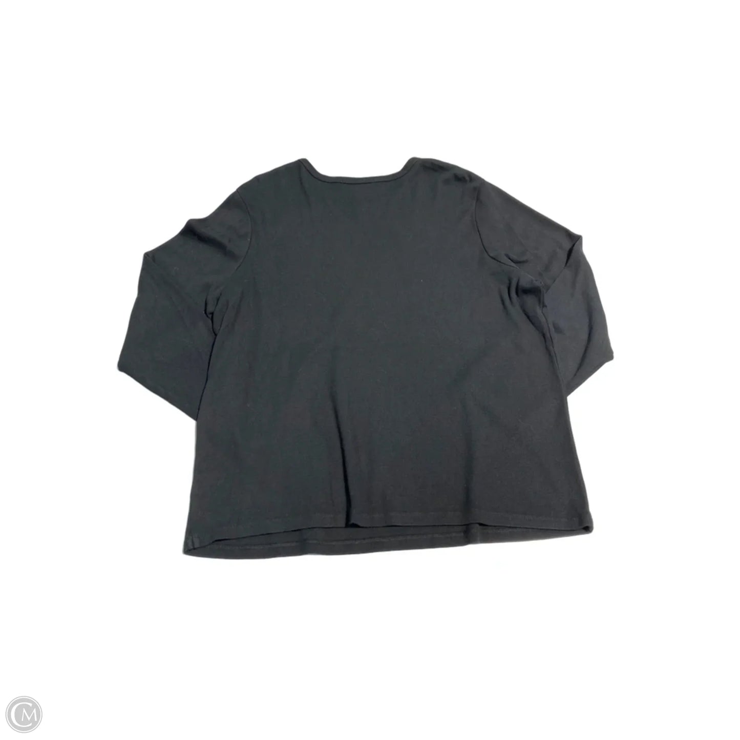 Top Long Sleeve By Lauren By Ralph Lauren In Black, Size: 2x