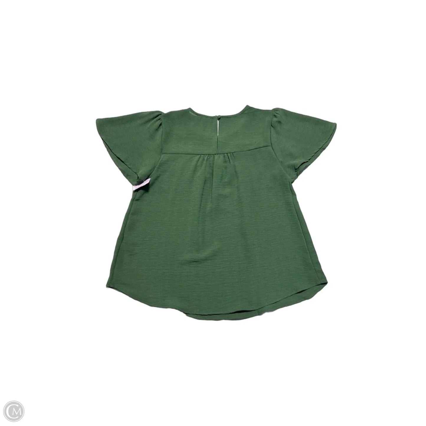Top Short Sleeve By Mine In Green, Size: S