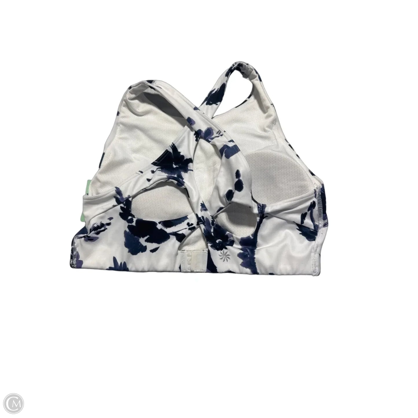 Athletic Bra By Athleta In Blue & White, Size: S