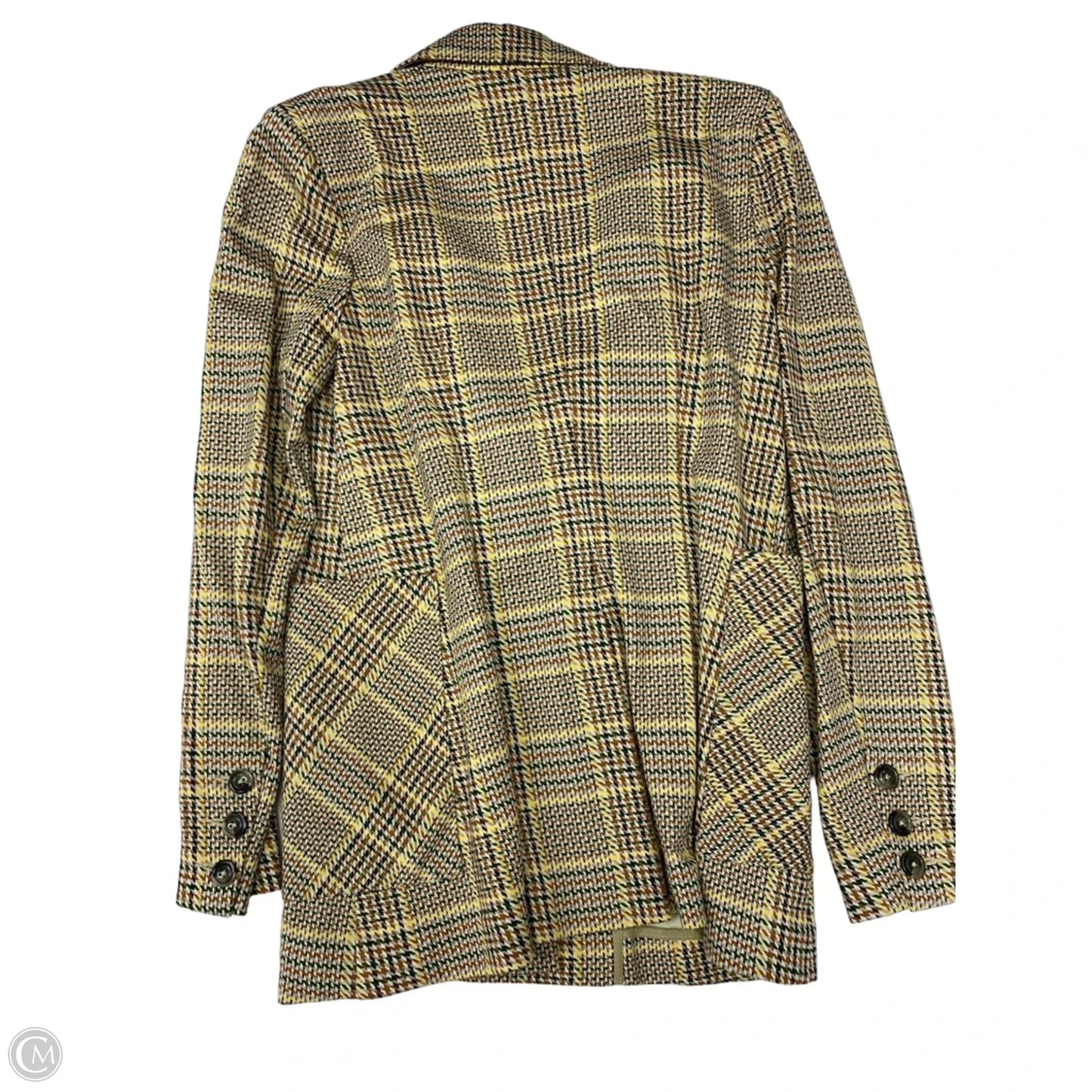 Blazer By Cabi In Plaid Pattern, Size: S