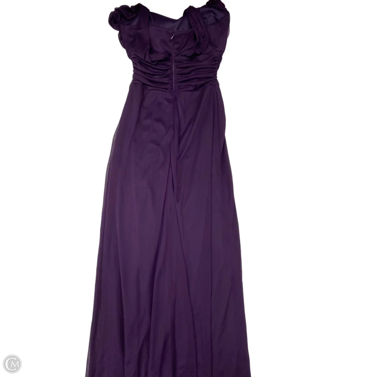 Dress Party Long By Betsy And Adam In Purple, Size: Xs