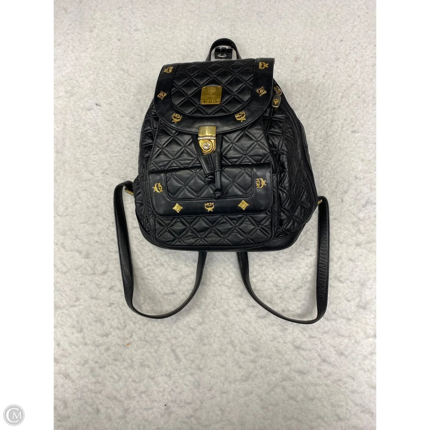 Backpack Luxury Designer By Mcm, Size: Large