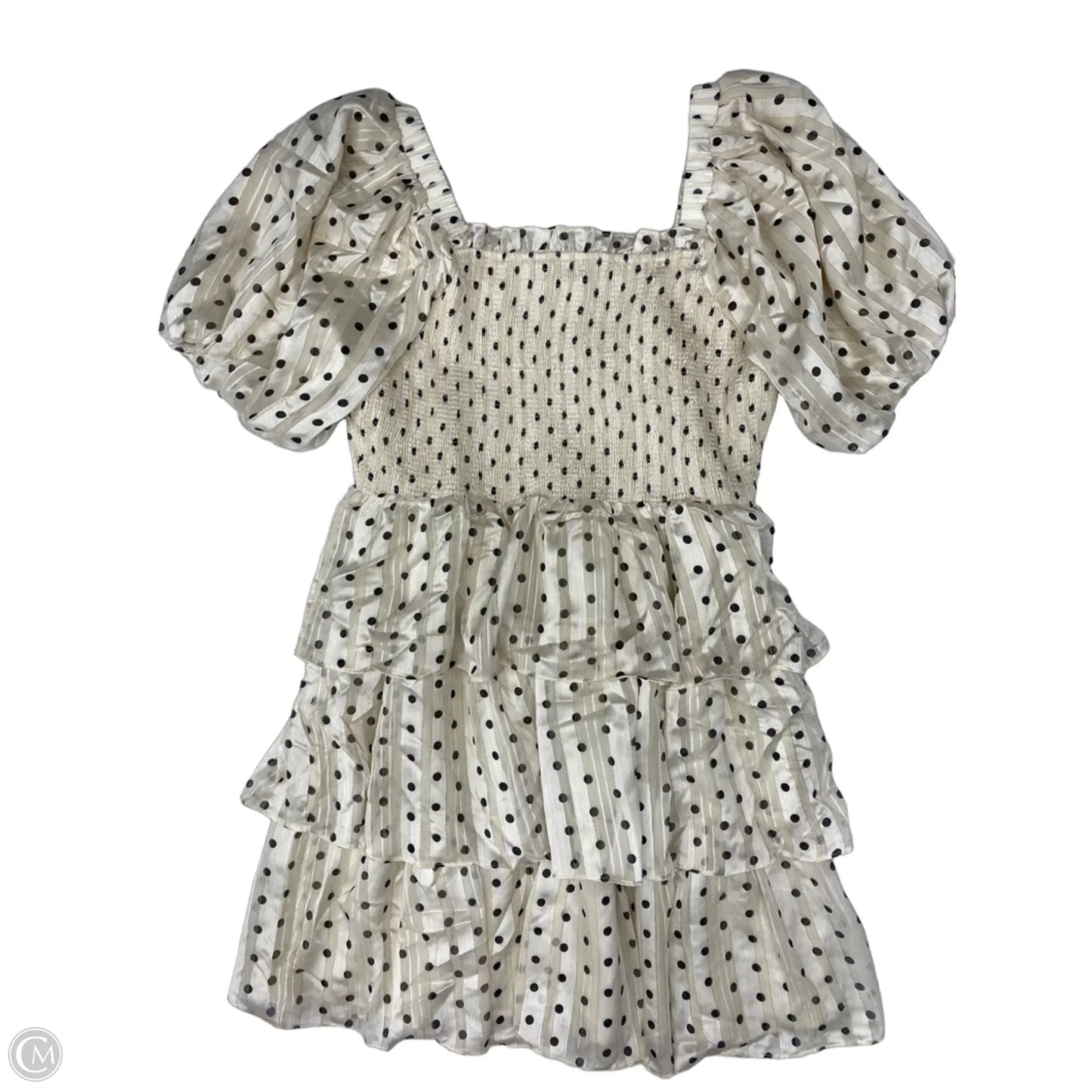 Dress Casual Short By English Factory In Polkadot Pattern, Size: L