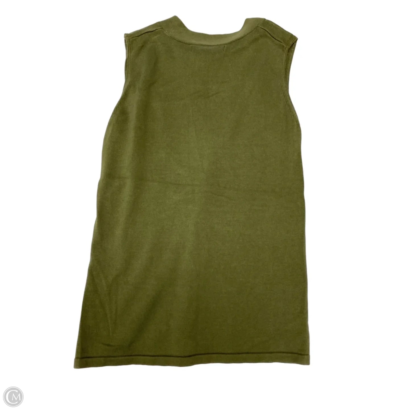 Top Sleeveless By Clothes Mentor In Green, Size: M