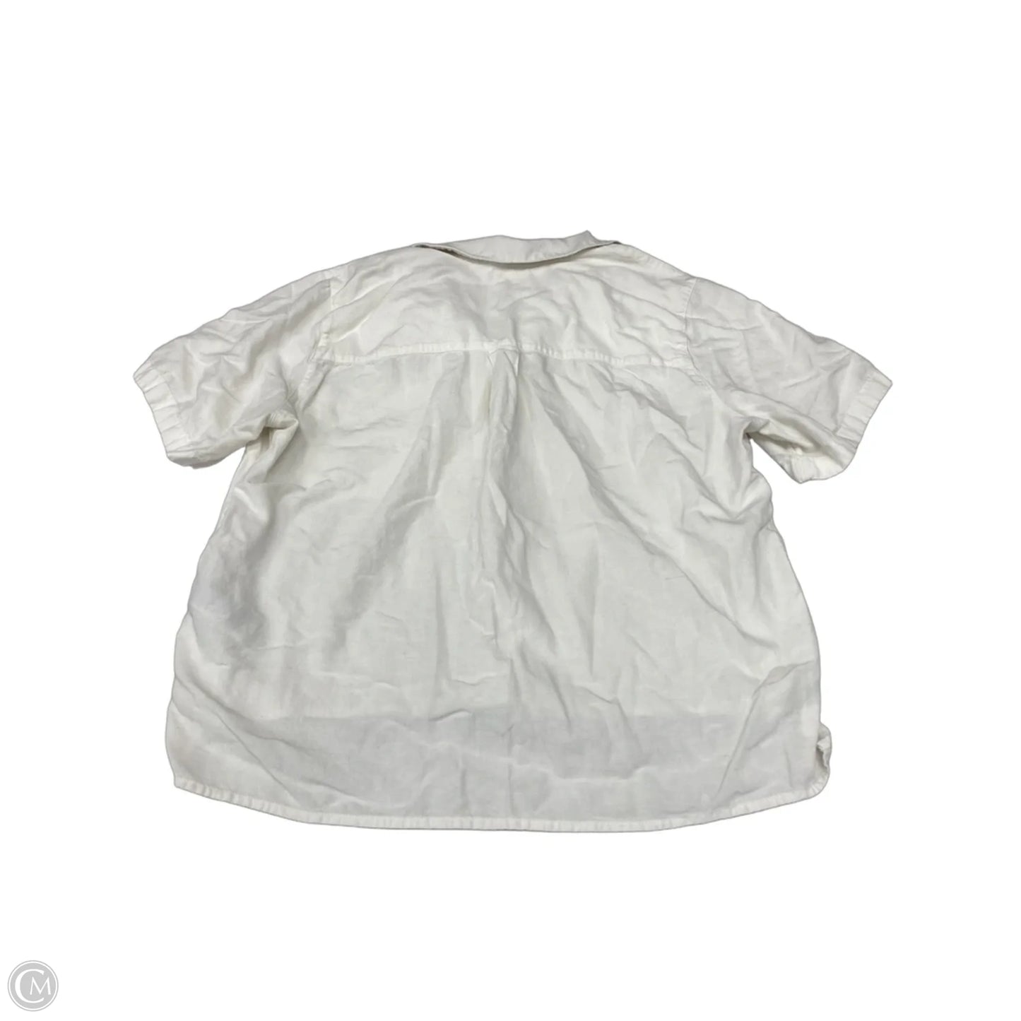 Top Short Sleeve By Levis In Cream, Size: Xl