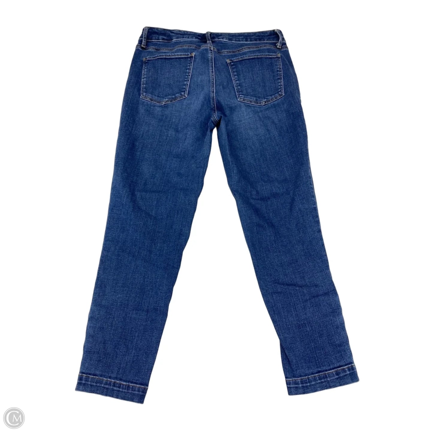Jeans Skinny By Talbots In Blue Denim, Size: 8