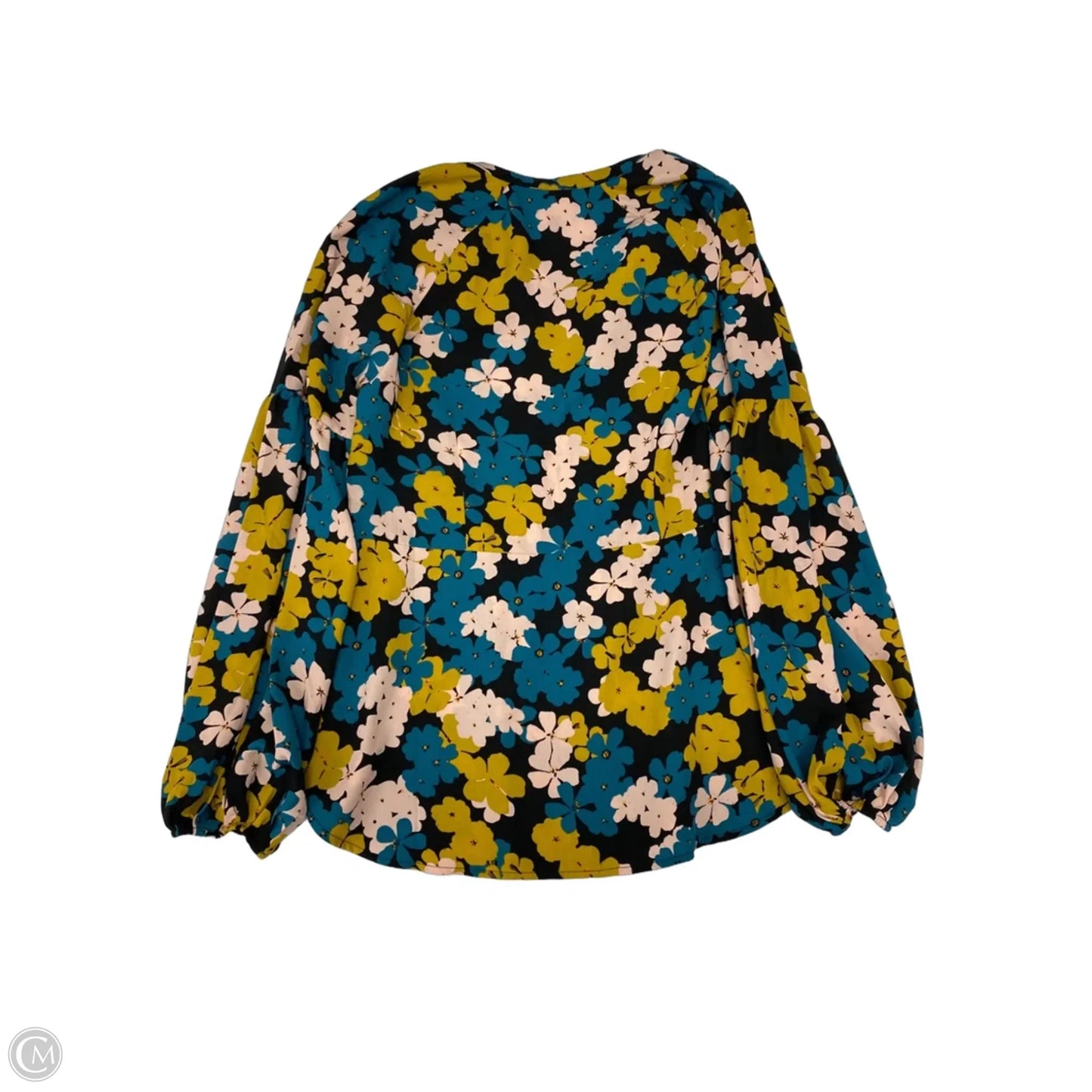 Blouse Long Sleeve By Cabi In Floral Print, Size: S