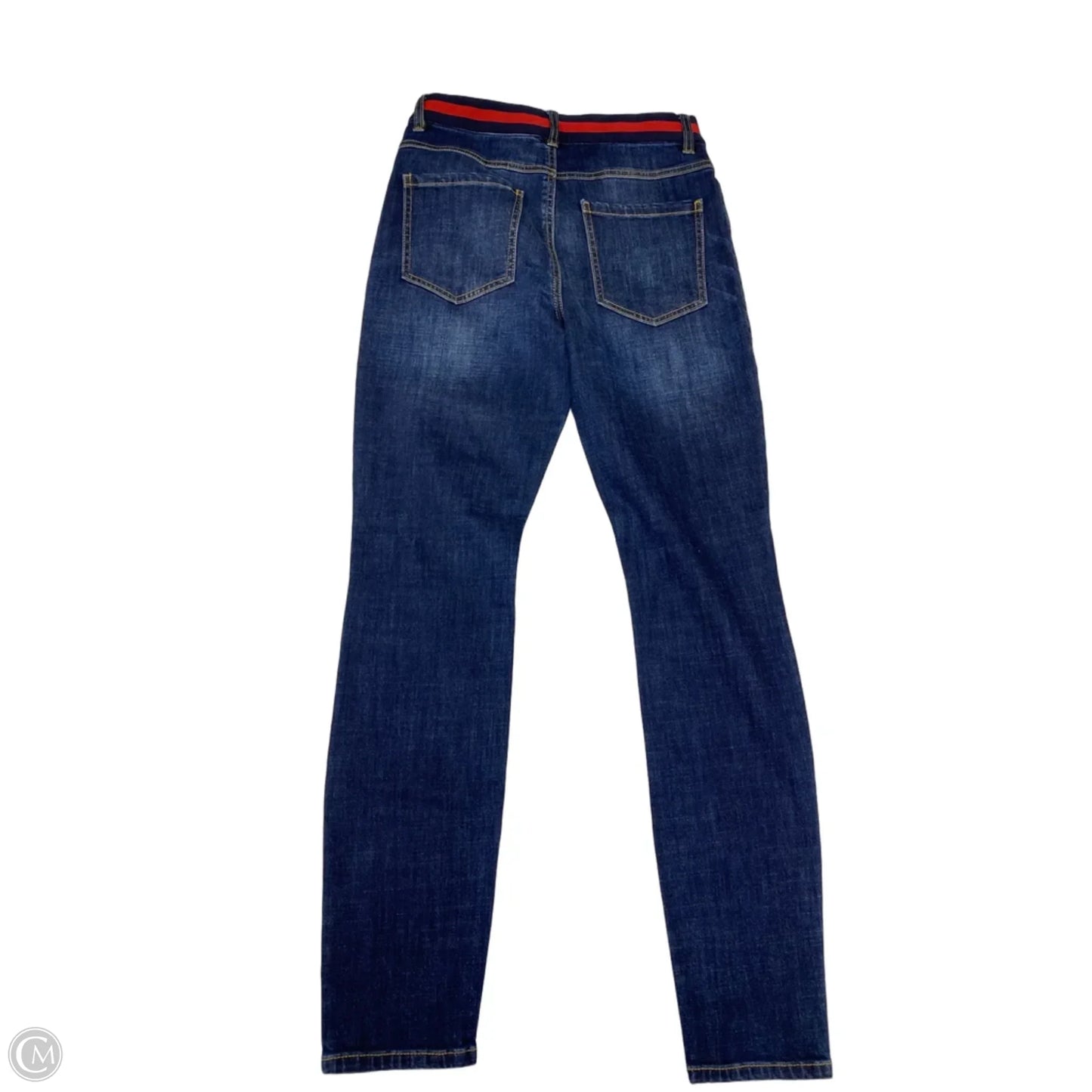 Jeans Skinny By Cabi In Blue Denim, Size: 6
