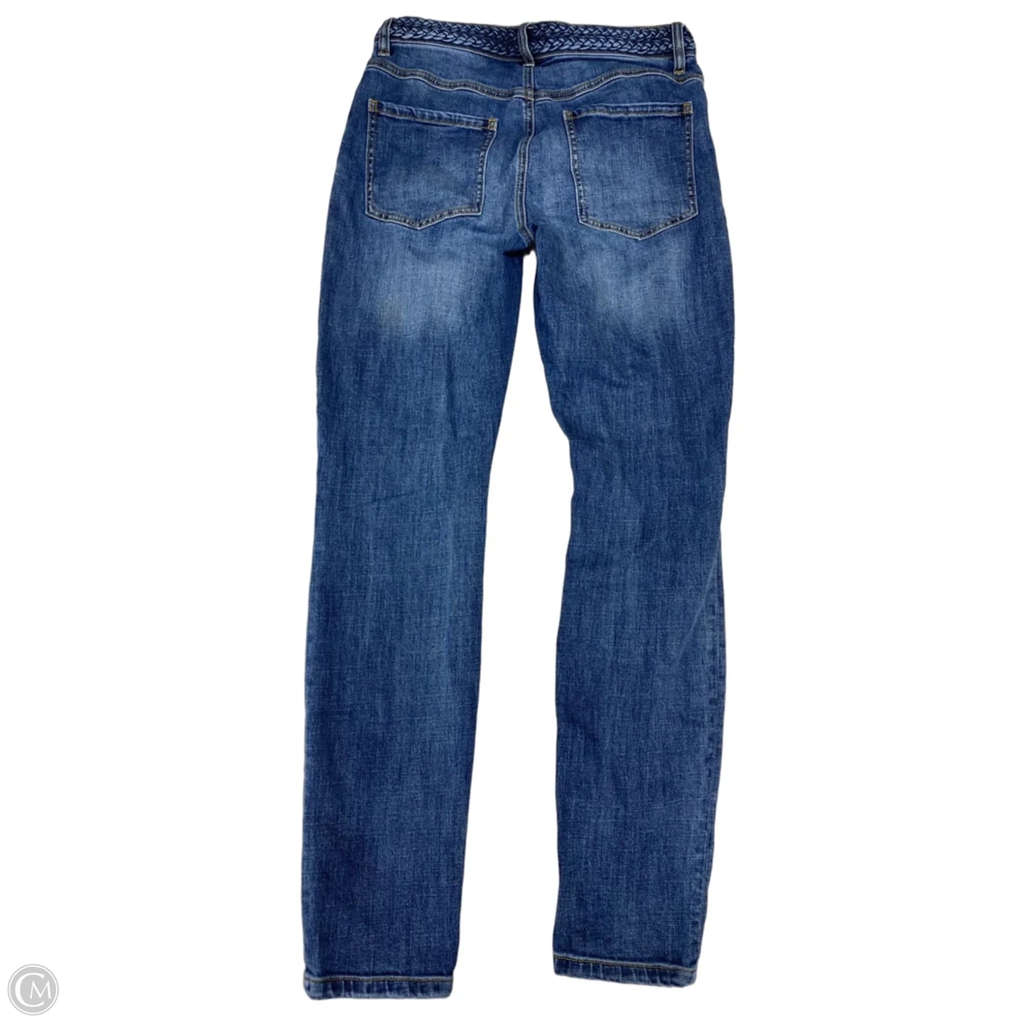 Jeans Skinny By Cabi In Blue Denim, Size: 6