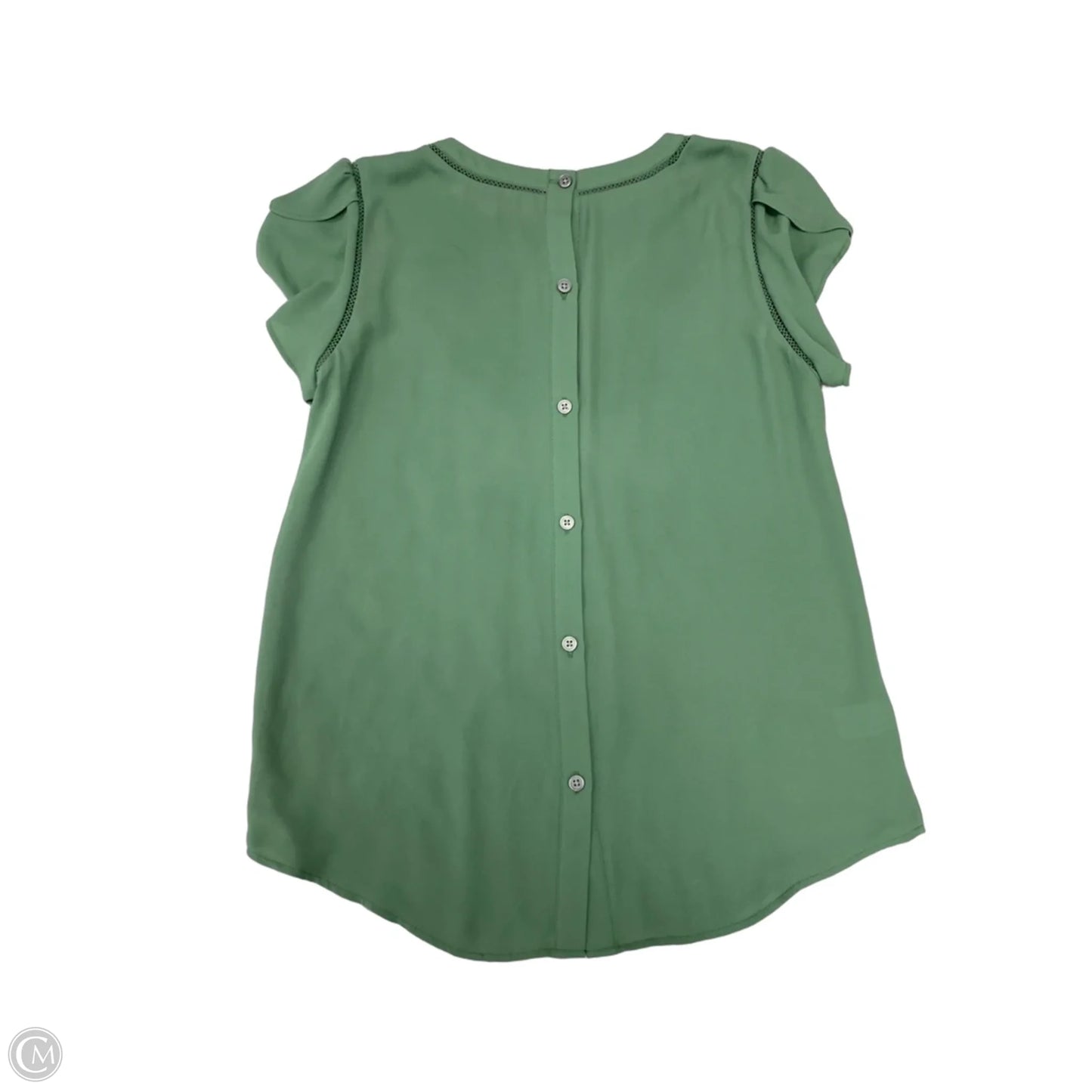 Blouse 3/4 Sleeve By Loft In Green, Size: Xs